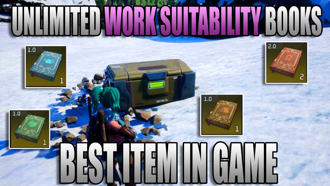 Get UNLIMITED Work Suitability Books Every MINUTE! (MOST OP ITEM) Palworld New Update
