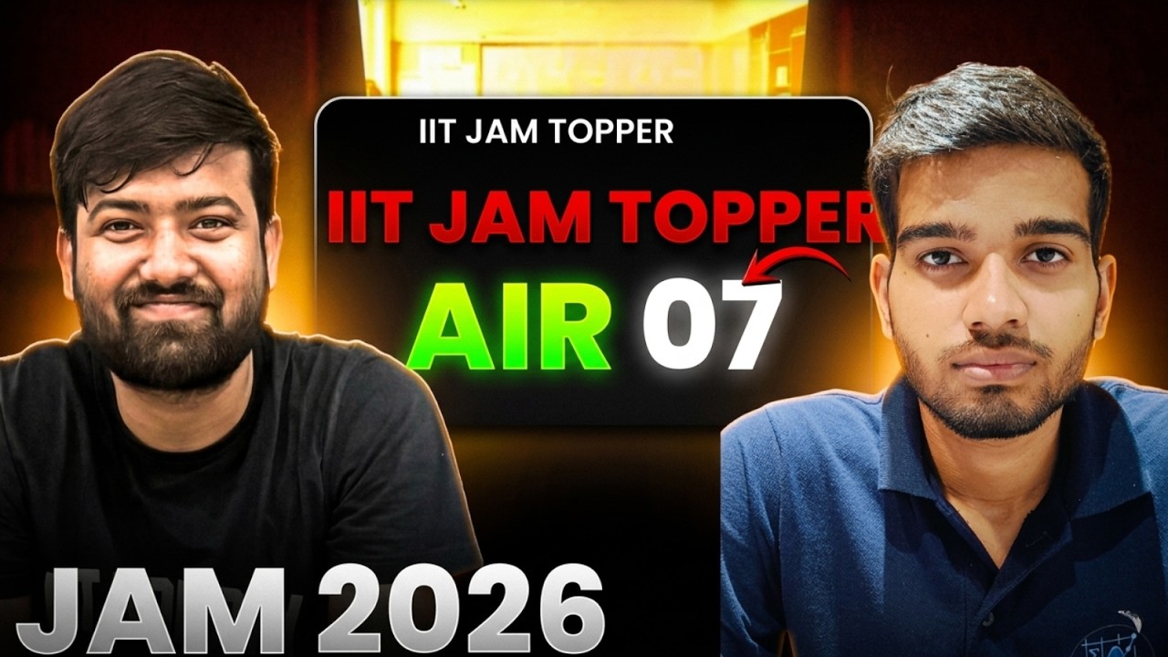 IIT JAM TOPPER 2026 - AIR 07 | Infrencia RESULT's !
