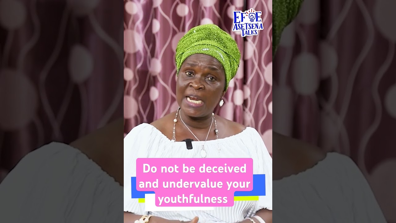 Do not be deceived and undervalue your youthfulness. 