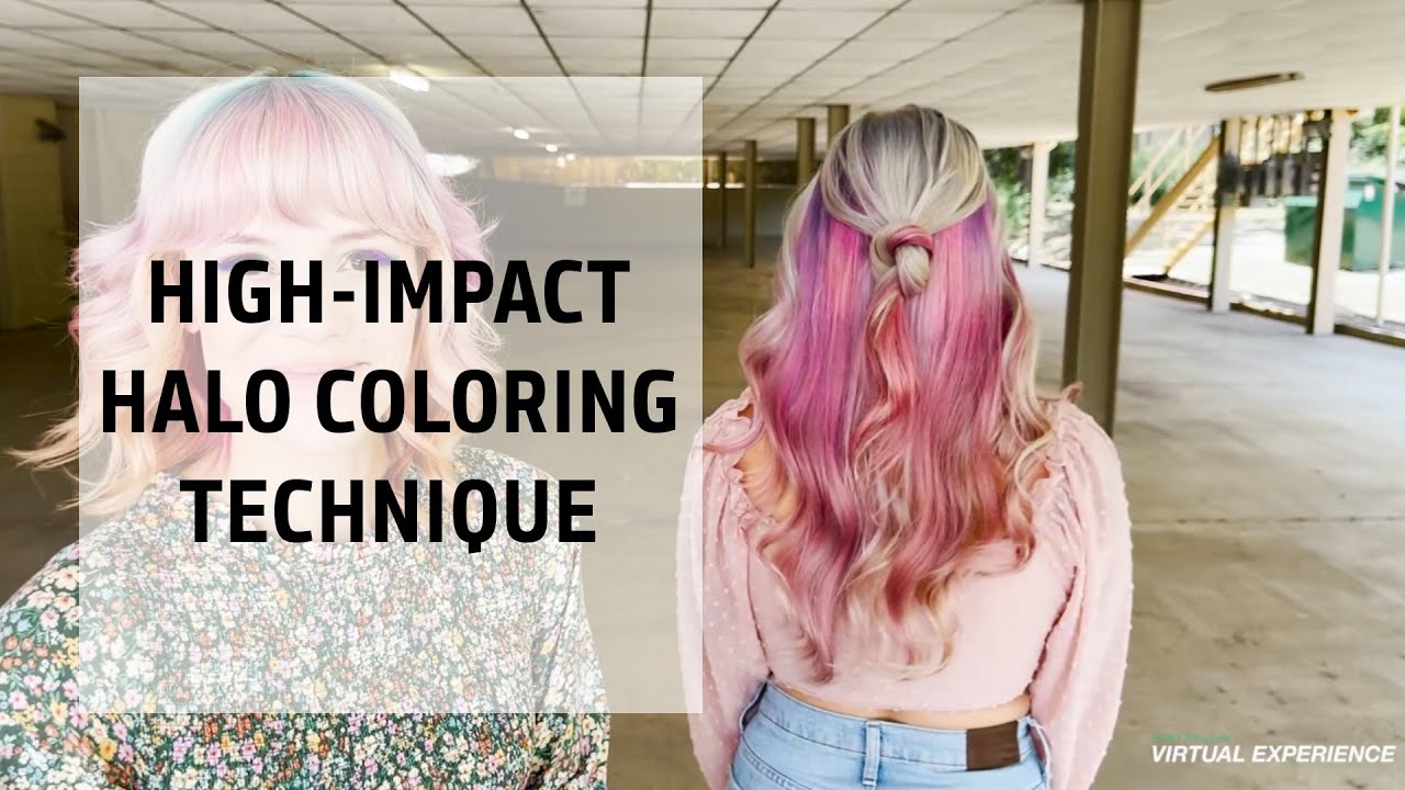 High-Impact Halo Hair Coloring Technique | #creativityneverstops | Goldwell Education Plus