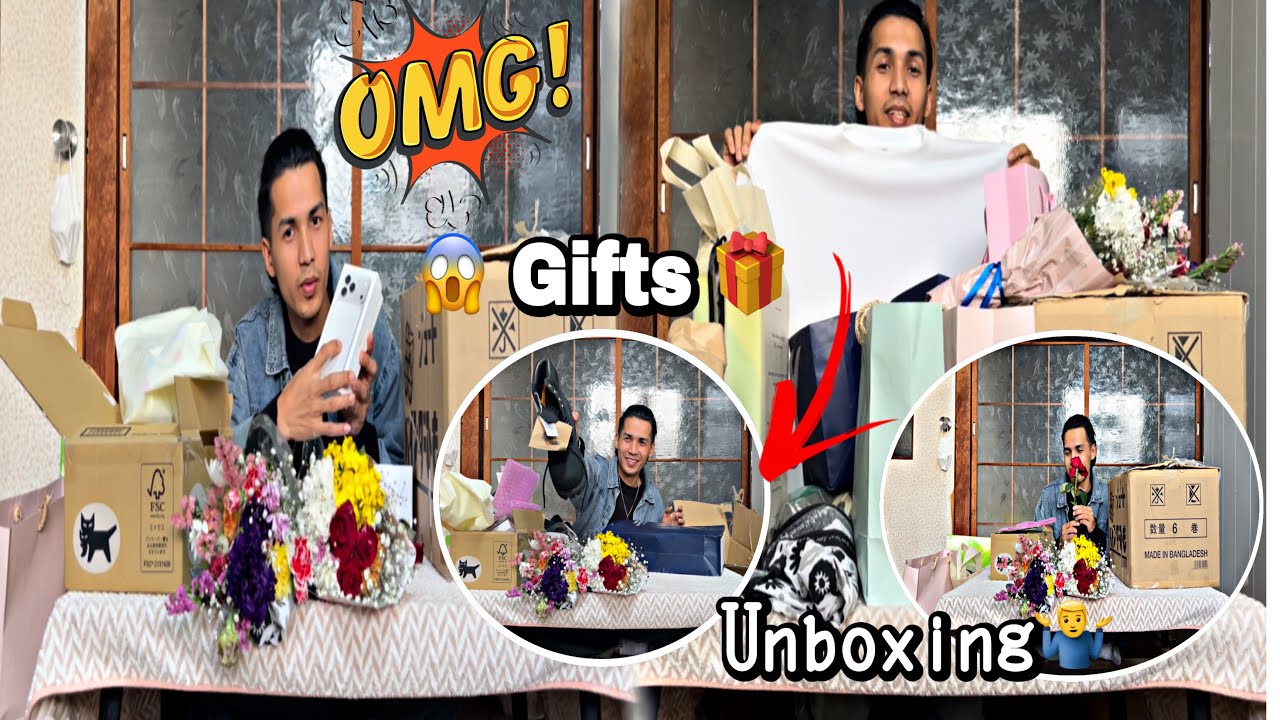 Omg 😱 nasocheko birthday gifts 🎁 haru pauda akdum khusi lagyo🥺@Bishalvlogs302 unboxing gifts 🎁 