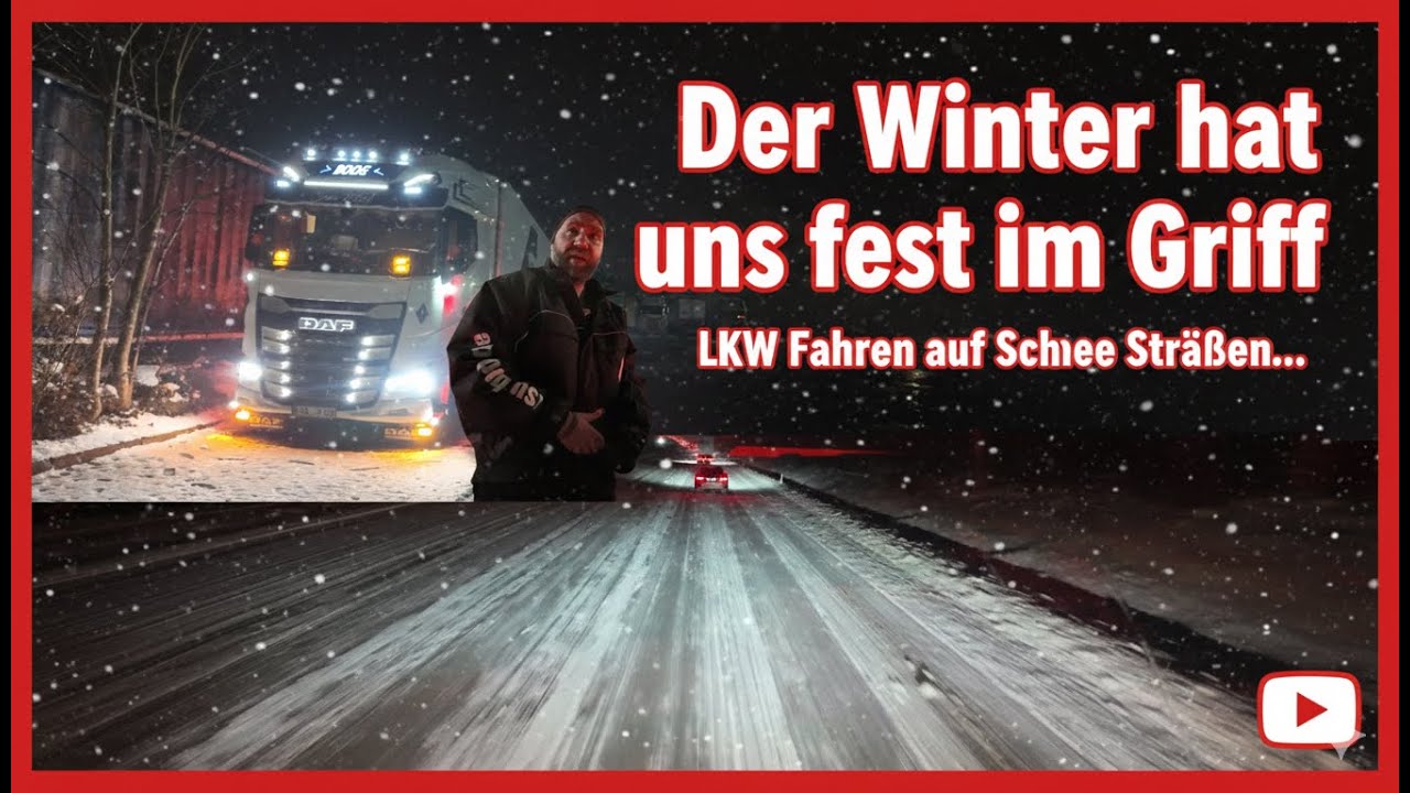 Der Winter hat uns fest im Griff.... Siggi auf Ache#204  Der LKW Touren Vlog