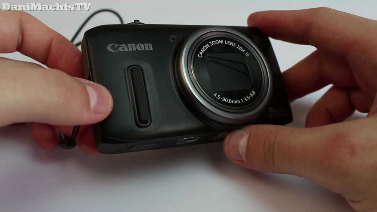 Canon Powershot SX 260 HS Review German Deutsch [Full HD]