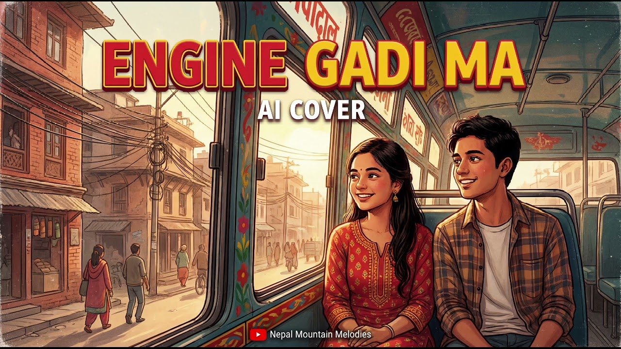 Engine Gadi Ma (AI Cover) 🚍 | Classic Nepali Pop Song Reimagined