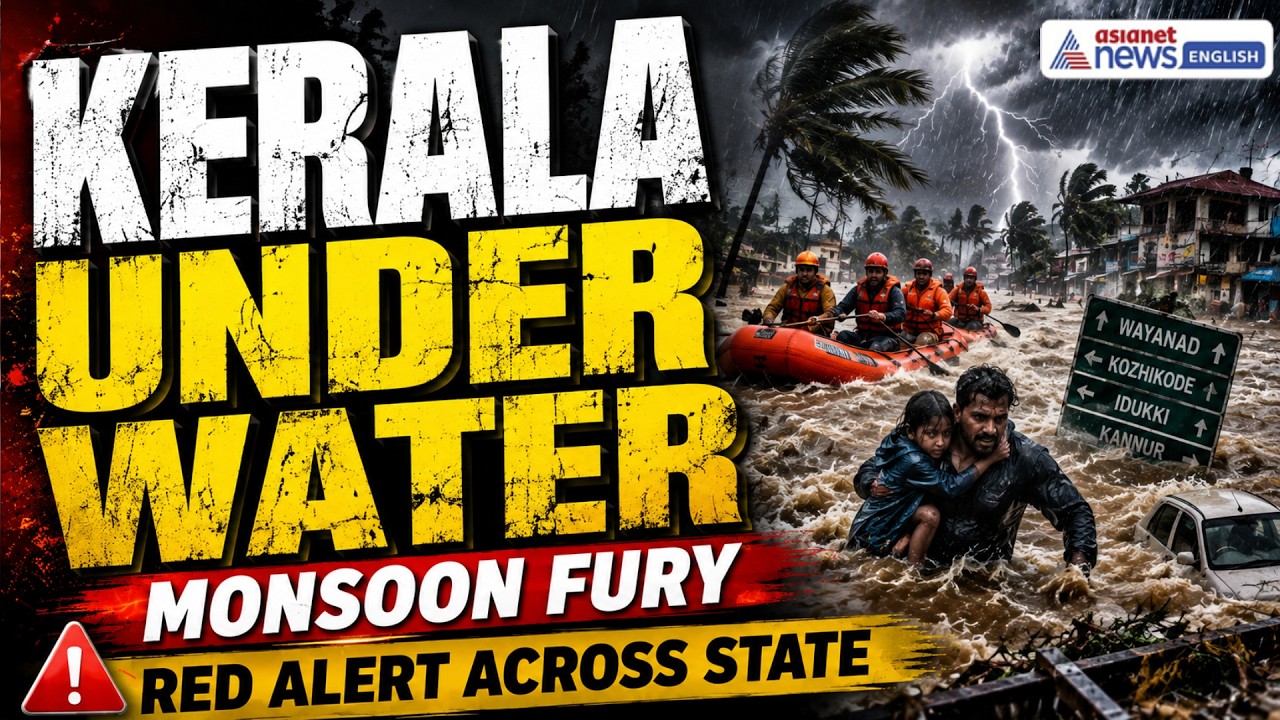 Kerala Rain News Today: Deadly Landslides, Flash Floods & IMD Red Alert | August 2026 | Kerala News