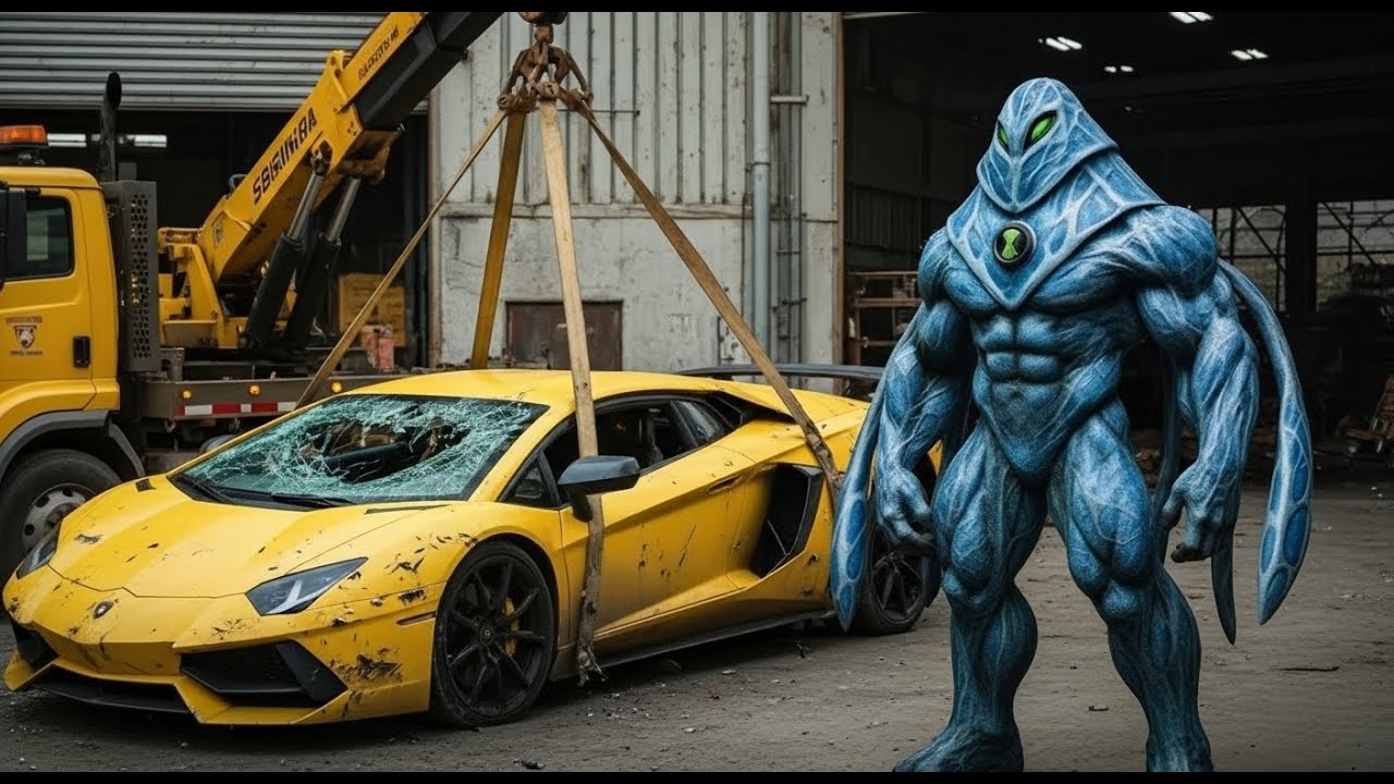 Alien Finds a Wrecked Lamborghini Aventador… Then Begins a Full Restoration