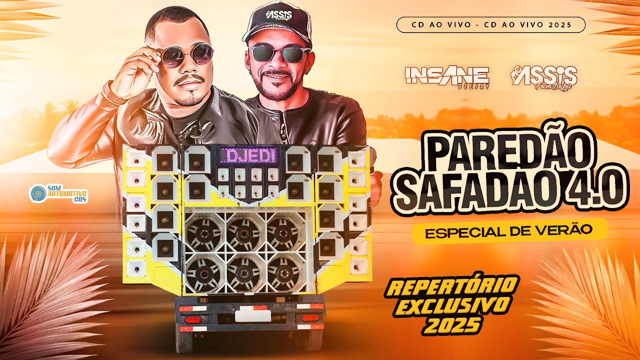 CD PARED&Atilde;O SAFAD&Atilde;O 4.0 ESPECIAL DE VER&Atilde;O - INSANE DJ E MC ASSIS AO VIVO