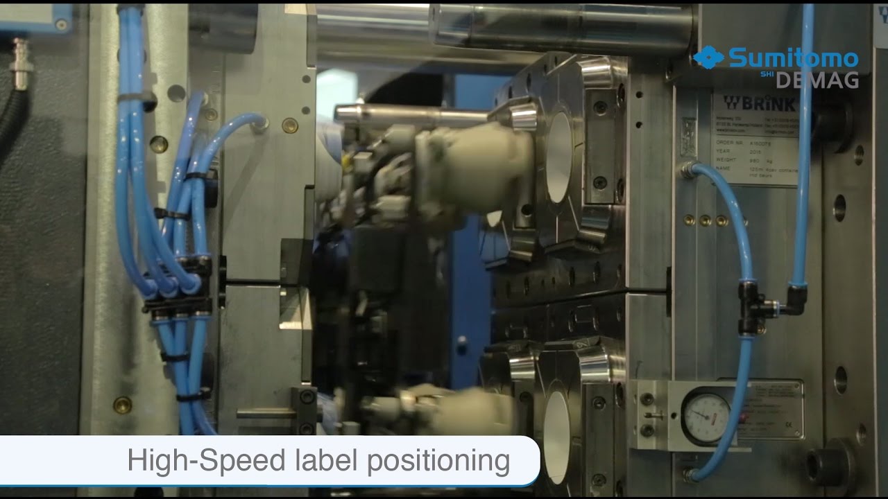 High-Speed In-Mould Labeling packaging under 1.8 seconds -Sumitomo (SHI) Demag