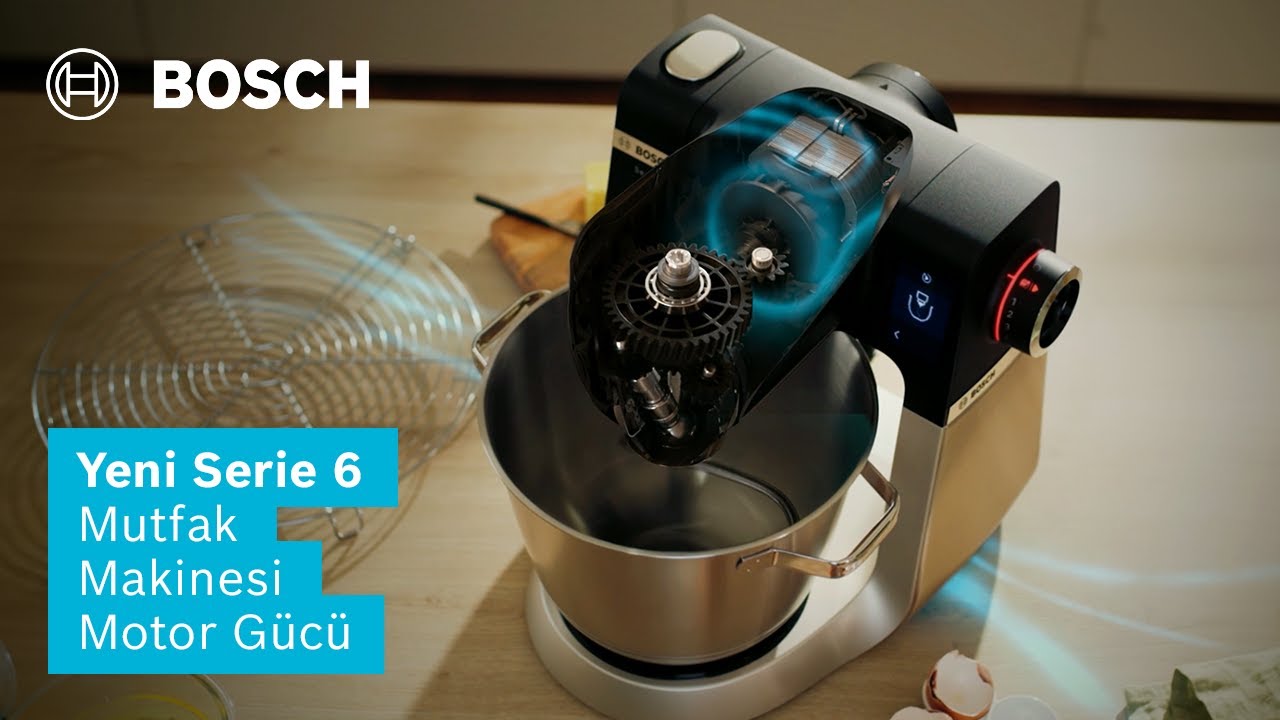 G&uuml;&ccedil;l&uuml; Moturuyla Yeni Serie 6 Mutfak Makinesi