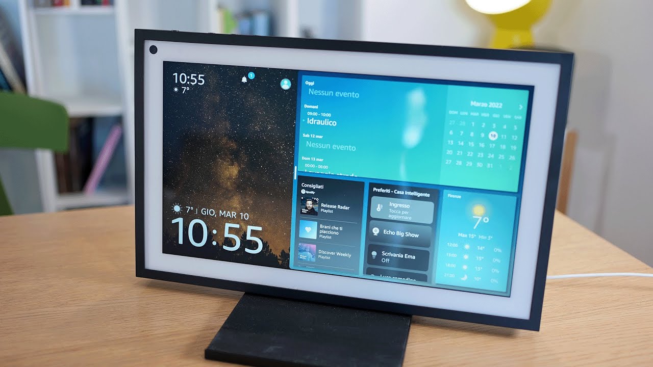 Recensione ECHO SHOW 15: Amazon fa un quadro con Alexa