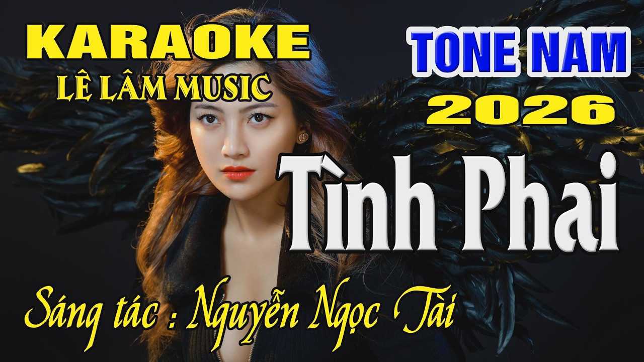 Karaoke Tình Phai Tone Nam ( Bm ) Karaoke Lê Lâm Music