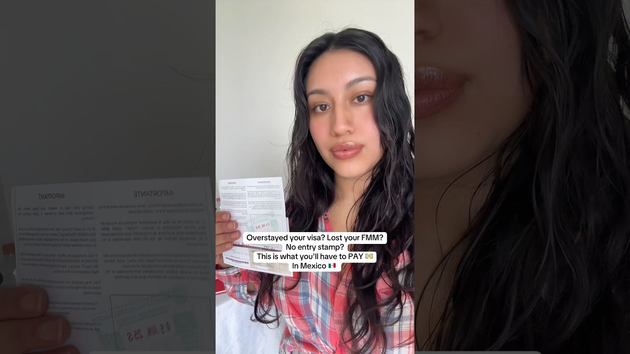 What To Do If YOU Overstayed, Lose FMM or Have NO Entry stamp in Mexico #mexico #fmm #immigration
