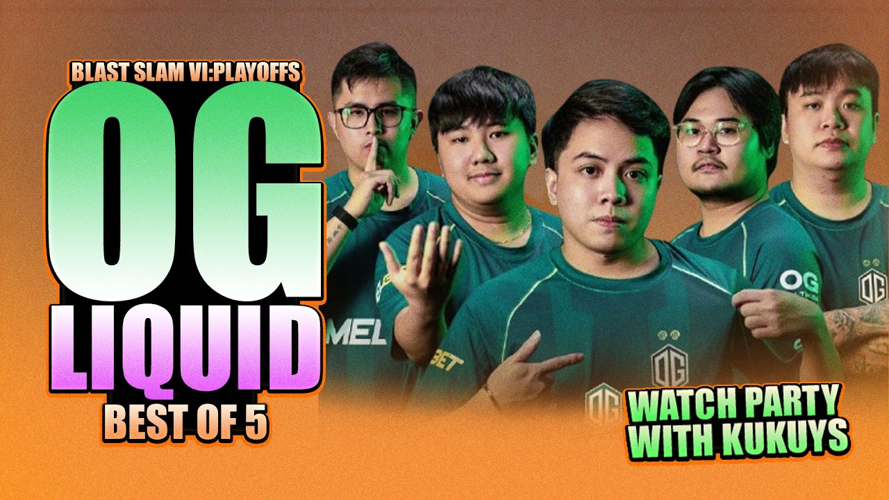 OG vs LIQUID - SEMIFINALS - WATCH PARTY WITH KUKUYS - BLAST SLAM VI