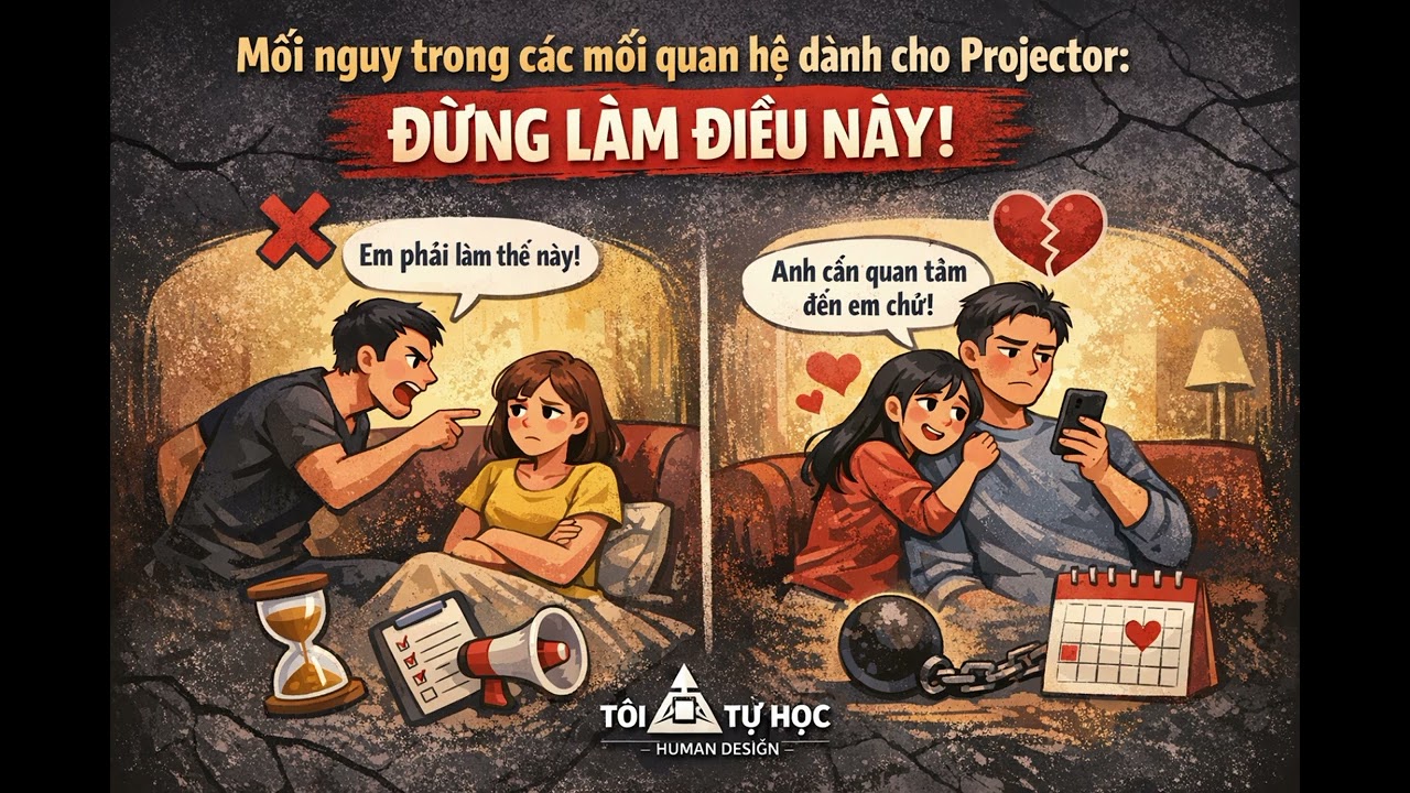 Mối nguy trong các mối quan hệ dành cho Projector: đừng làm điều này