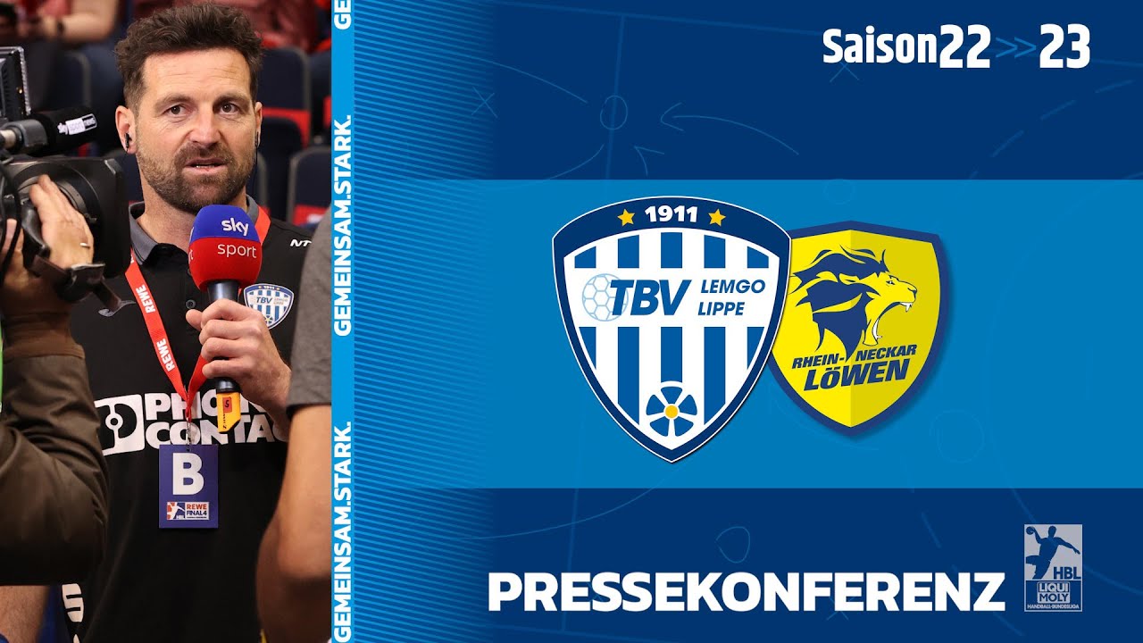 Pressekonferenz TBV Lemgo Lippe - Rhein-Neckar Löwen (30.03.23)