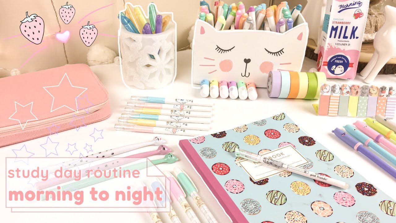 Productive *online* school day routine ✨⏰ 6 am to 10 pm