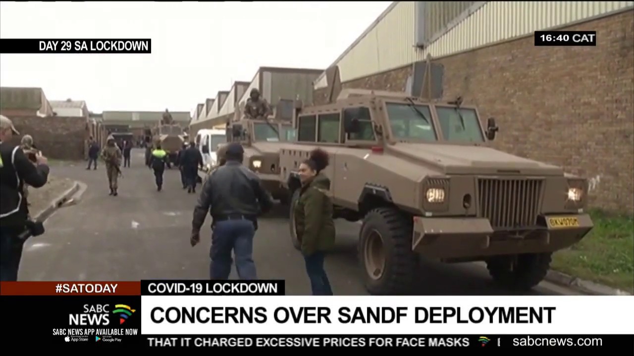 Concerns over deployment of SANDF during lockdown