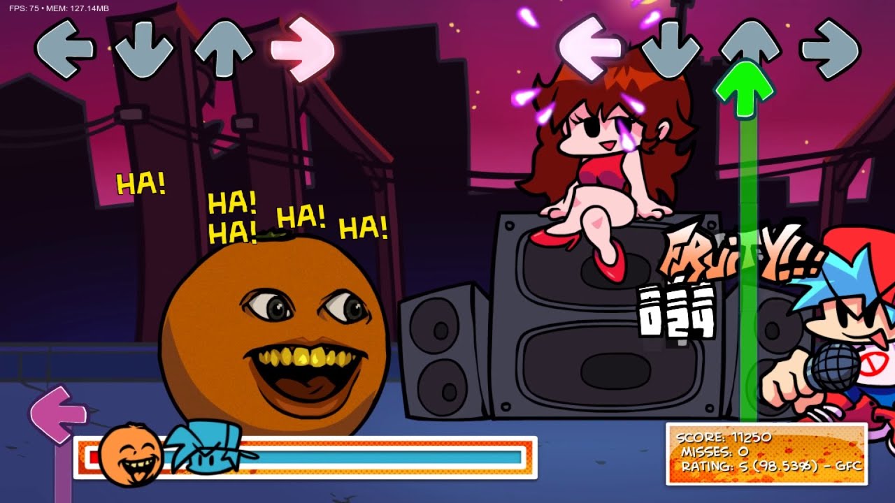 ANNOYING - The Amazing Grace: Annoying Orange Act 2 (Friday Night Funkin' / FNF Showcase)