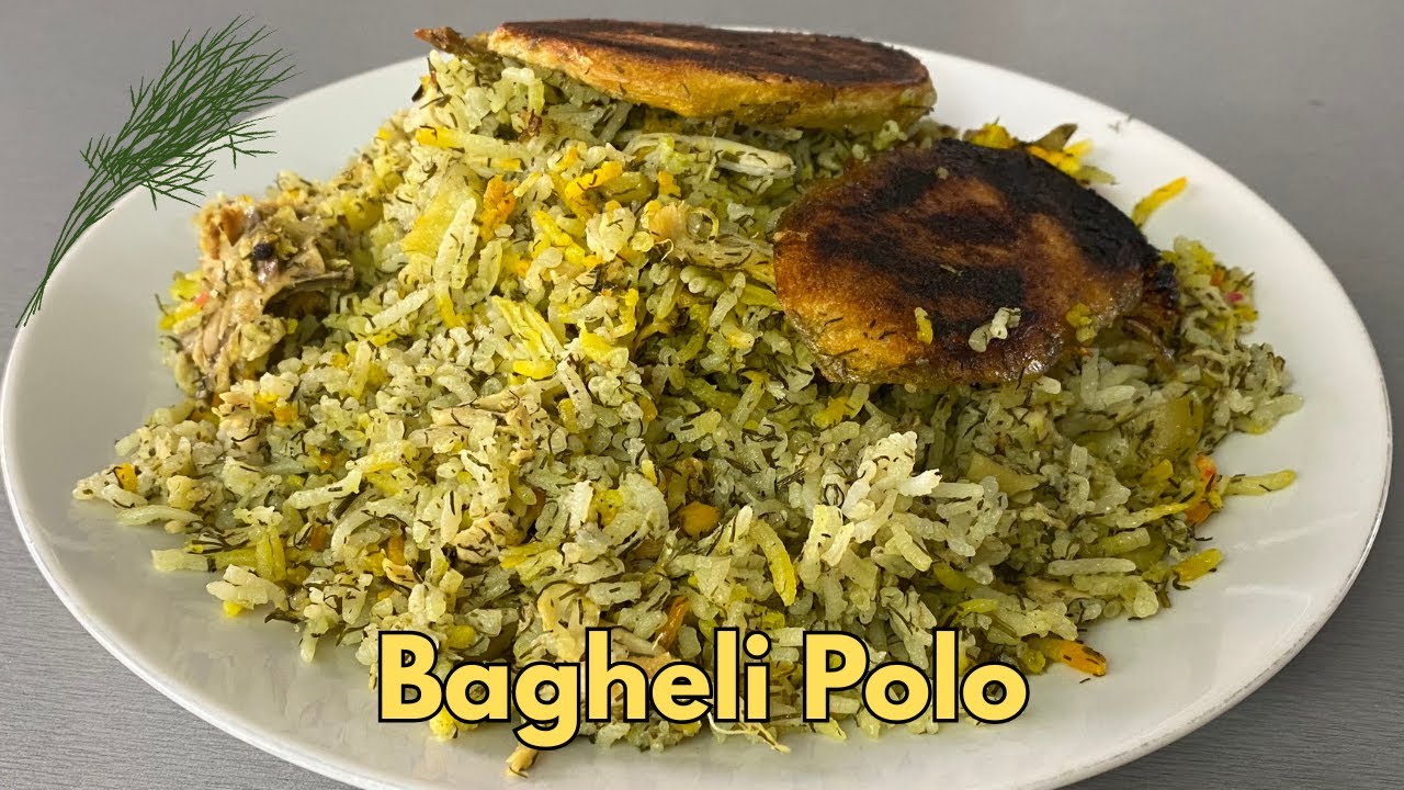 Bagheli Polo | Persian Dill & Fava Bean Rice 🍚🌿 Fluffy, Fragrant & Delicious!