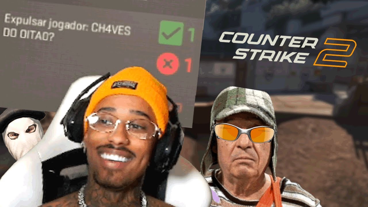 CHAVES JOGANDO CS! (ME BANIRAM?)