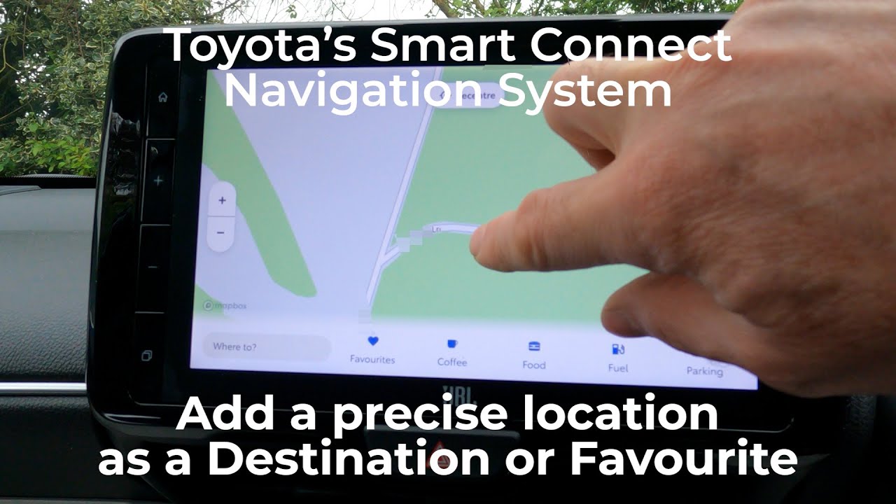 Toyota Smart Connect Navigation: Set Precise Location as Favourite/Destination