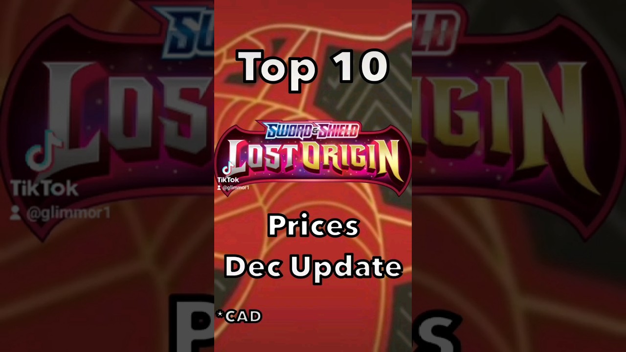 Top 10 Most Valuable Lost Origin Cards [Pokemon TCG] #pokemon #pokemontcg #shorts #short