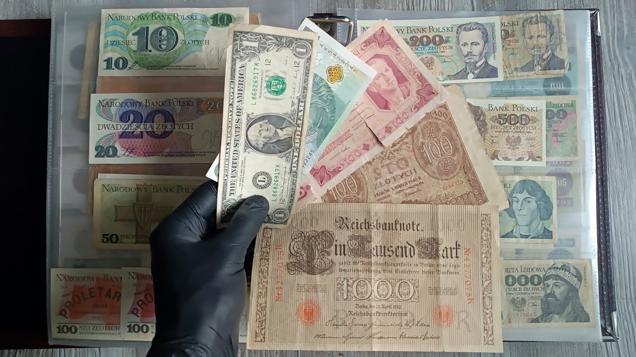Moja kolekcja banknotów | Skąd się wzięły i ile są warte ?