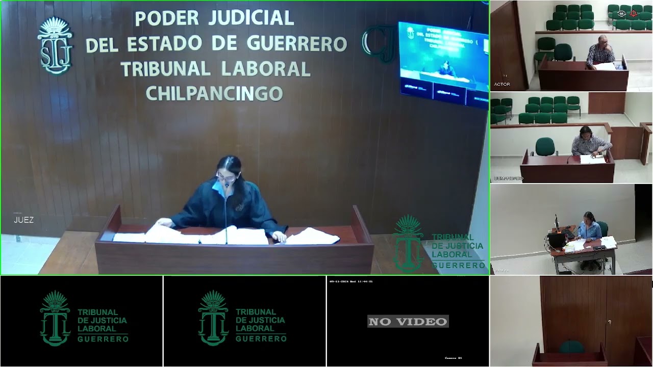 Desahogo prueba testimonial en juicio laboral.