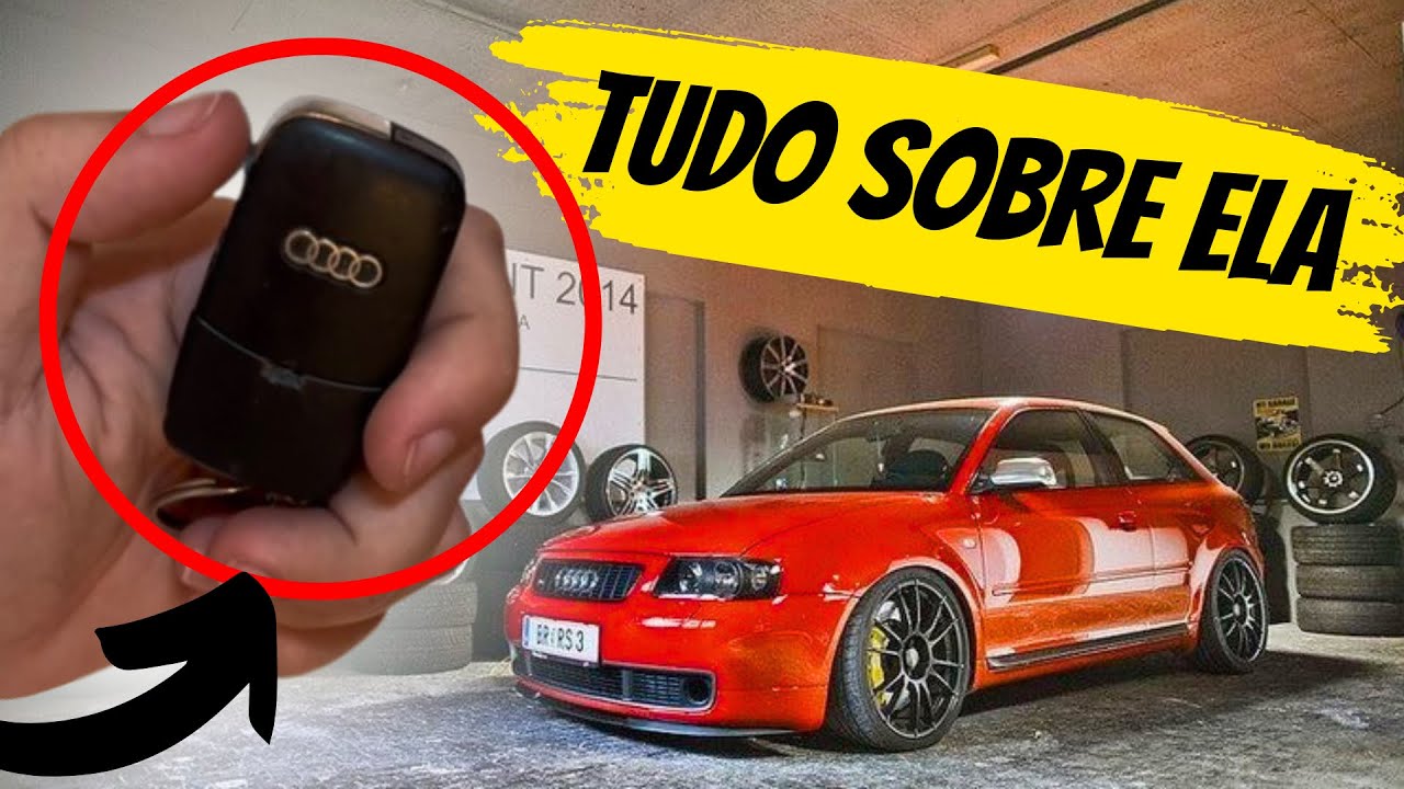 TUDO SOBRE A CHAVE DO AUDI A3 8L: FUNÇÕES, MOLA CANSADA, TROCA DE PILHAS E FREQUENCIA