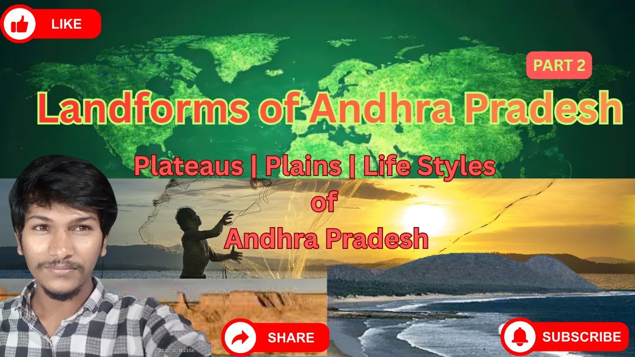 Landforms of Andhra Pradesh Part 2 | Plateaus and Plains of Andhra Pradesh