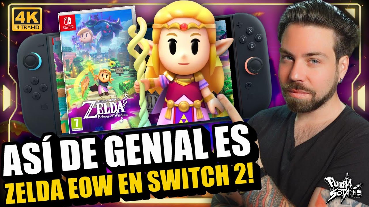 🔥Así de PRECIOSO se ve ZELDA ECHOES OF WISDOM en Nintendo Switch 2 a 4K 60fps! Qué DELICIA!