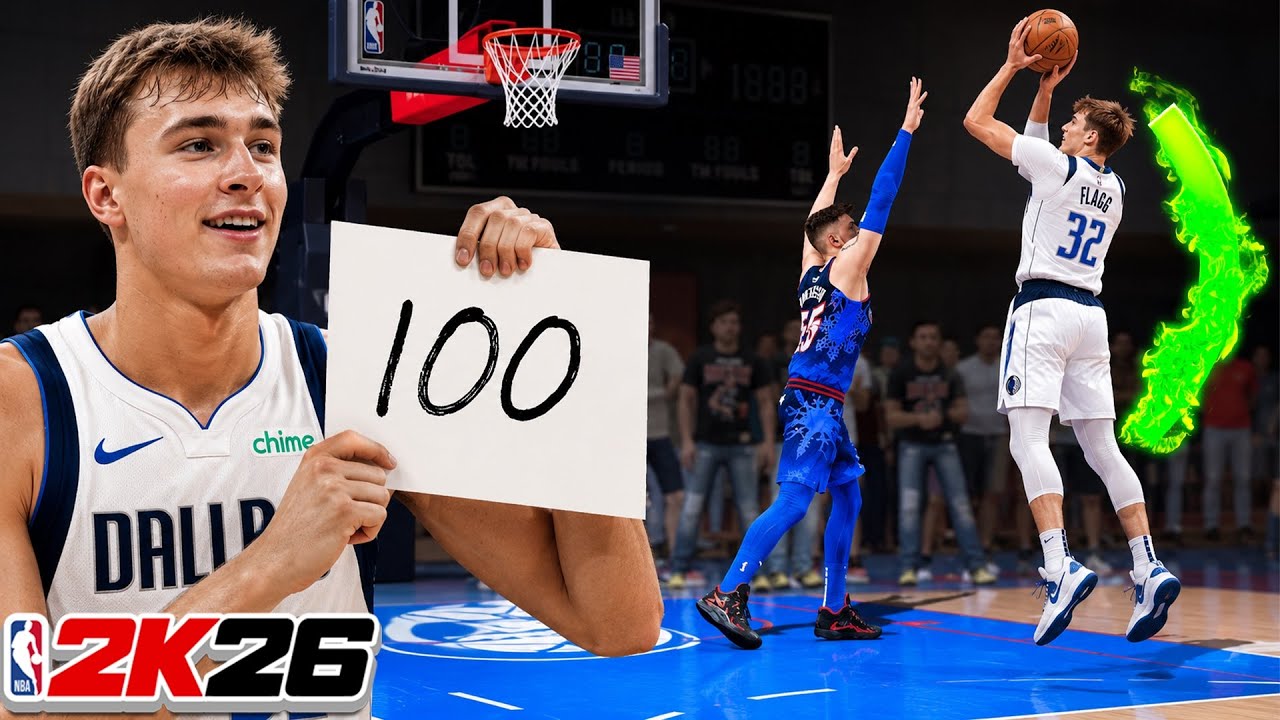 МОЙ БИЛД COOPER FLAGG НАБИРАЕТ 100 ОЧКОВ В REC В NBA 2K26! ЛУЧШИЙ БИЛД БИГМЕНА В 2K26!