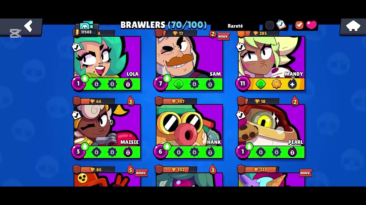 Je montre mes brawler 