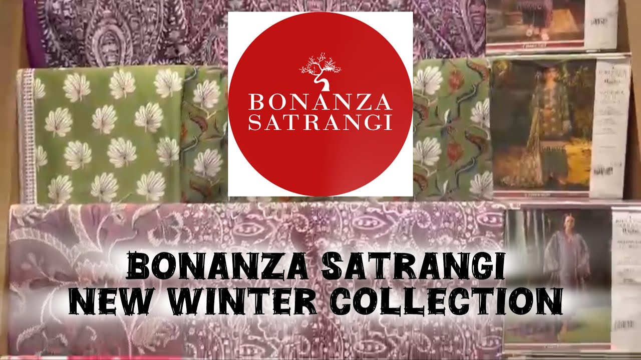 Bonanza satrangi new winter collection 2024,2025