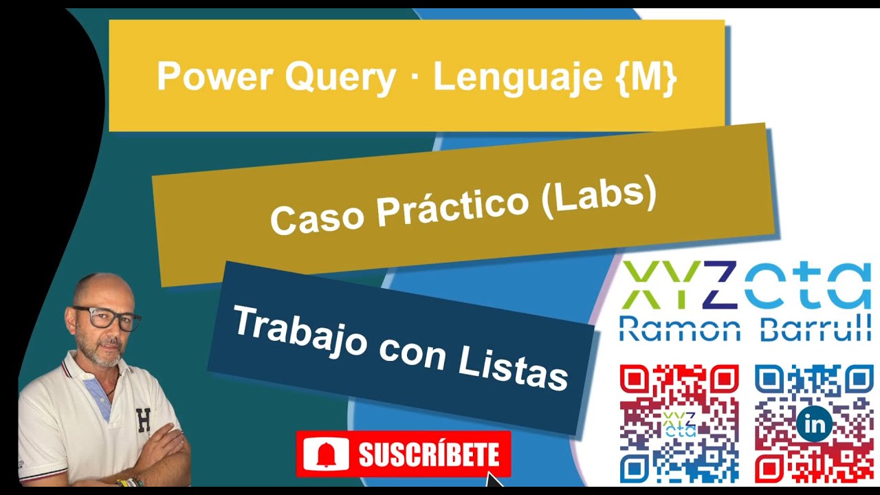 Power Query · Labs · Promedio Mensual Unidades Vendidas · Trabajo con Listas, Records... Lenguaje M