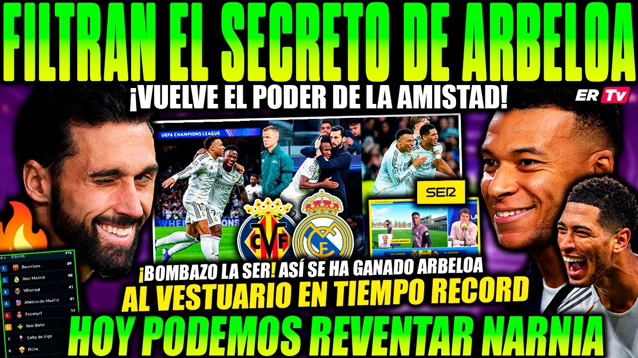FILTRAN el SECRETO MEJOR GUARDADO de ARBELOA ¡VUELVE EL PODER de LA AMISTAD! HOY REVENTAMOS NARNIA