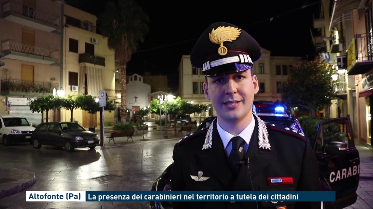 Altofonte (Pa): La presenza dei carabinieri nel territorio a tutela dei cittadini