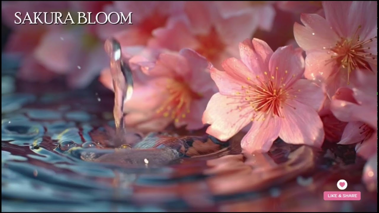 🔴 日本の静寂 – 桜ブルーム 癒しのアンビエントサウンドとキャンドルの光