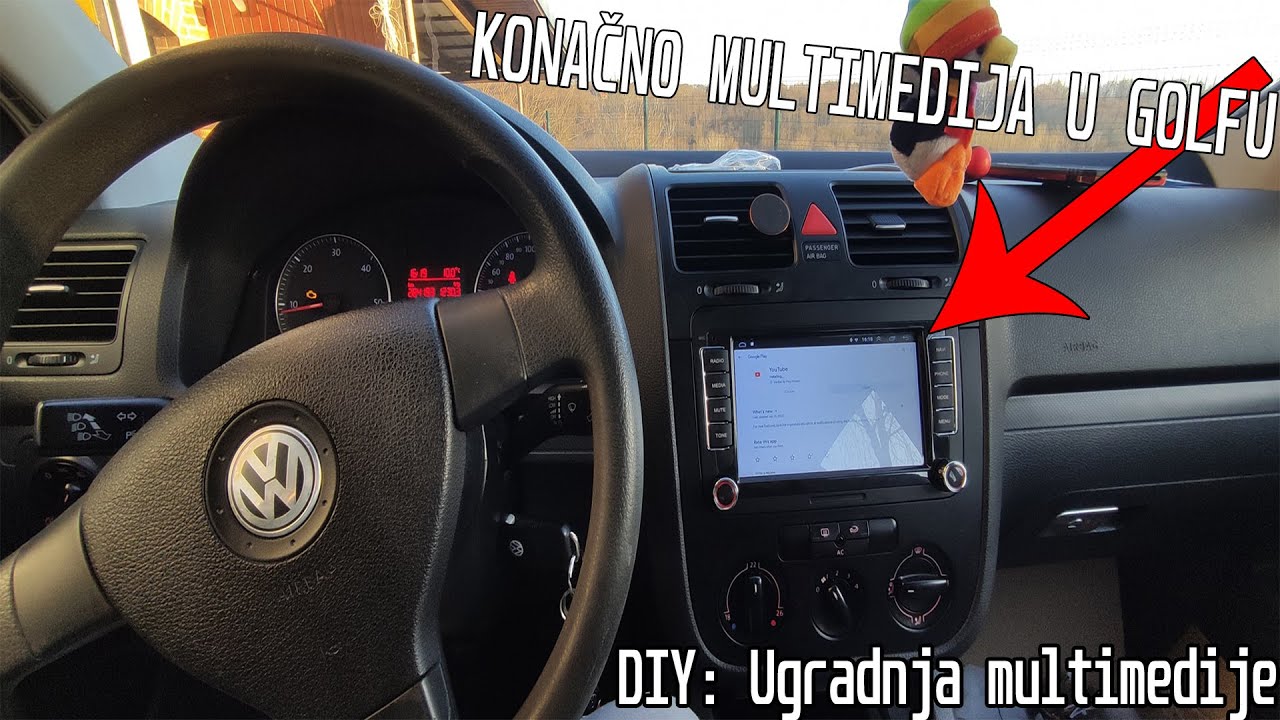 DIY: UGRADNJA MULTIMEDIJE U GOLFA 5 || (DIY: Multimedia VAG)