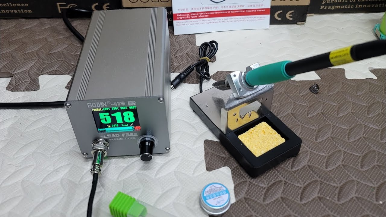 Trạm hàn C470 công suất đại 500W 550 độ, 5s có thể hàn