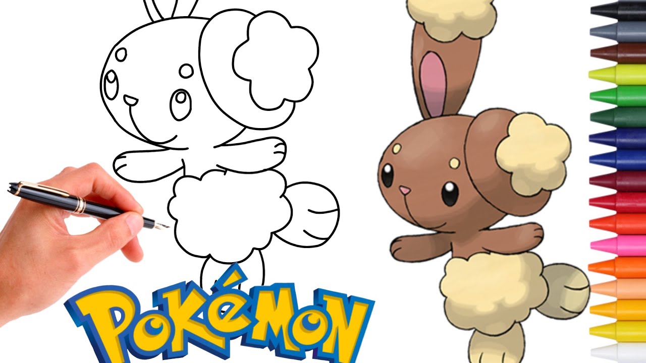 Como Desenhar o POKÉMON BUNEARY #427 | Geração 4