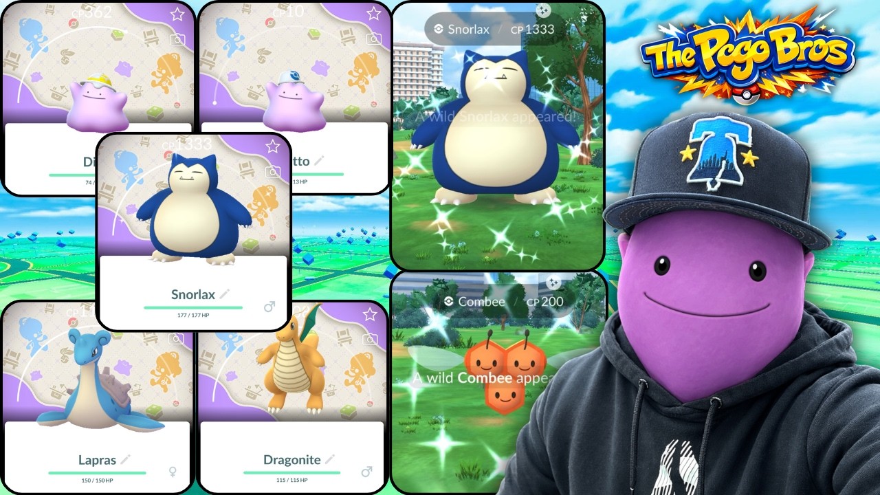 Блестящий Снорлакс на фоне! Событие Pokopia | Pokémon GO