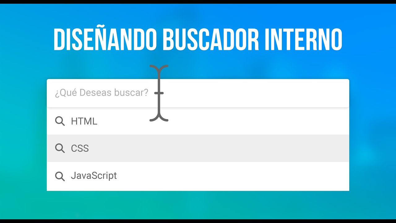 Diseñando BUSCADOR INTERNO para tu web | HTML - CSS - JS | #MagtimusPro
