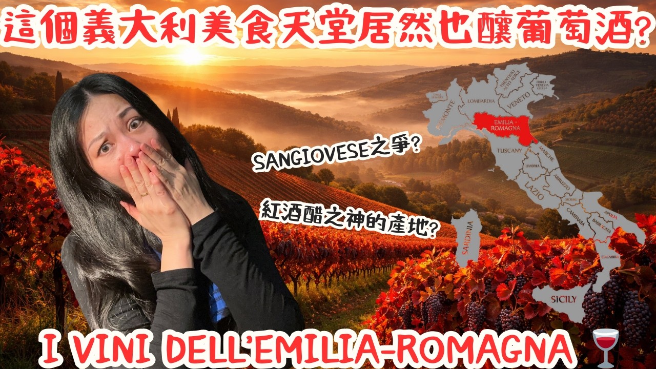 義大利美食天堂其實也是釀酒重鎮？開箱第八個義大利釀酒區Emilia-Romagna - il paradiso del cibo e del vino 🍷