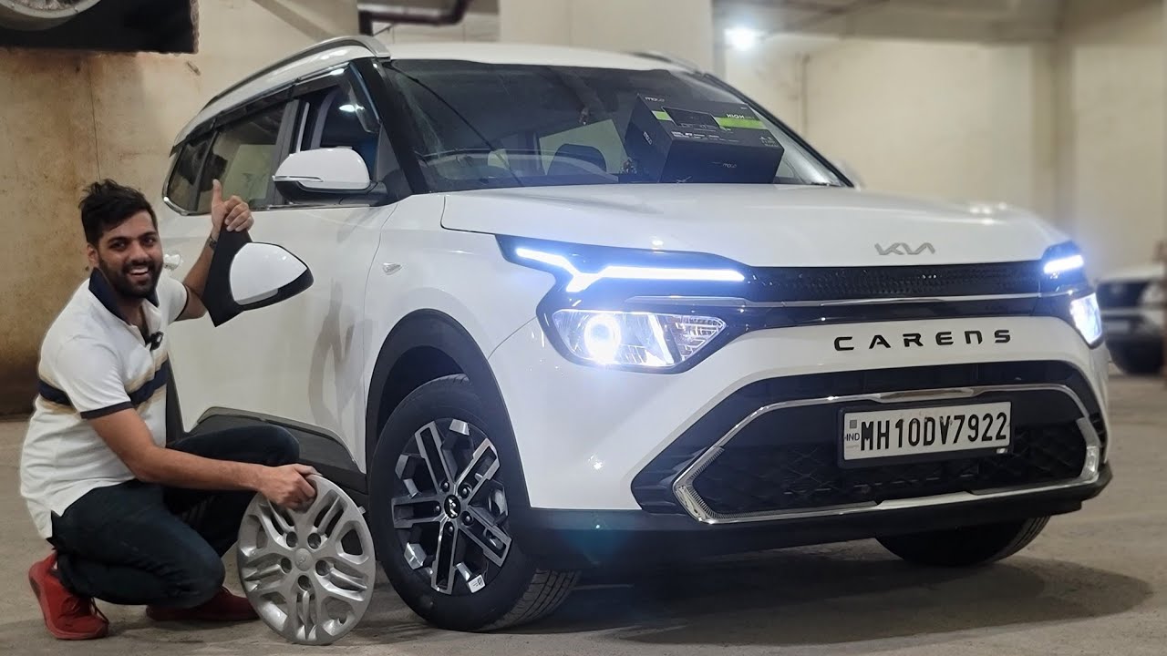 KIA CARENS PREMIUM COMPLETE MODIFICATION WITH ORVMS,PROJECTORS,DRL& ALLOYS