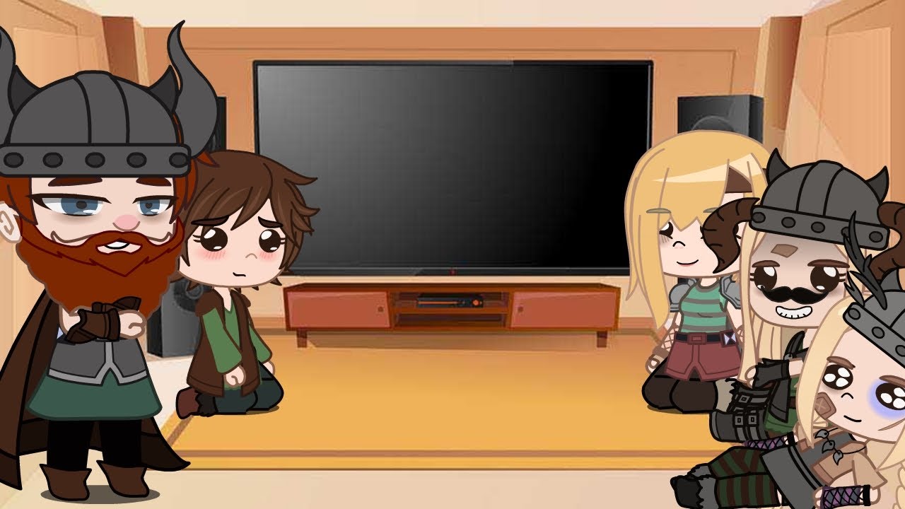 |Реакция Как приручить дракона| Gacha Club| ч. 3