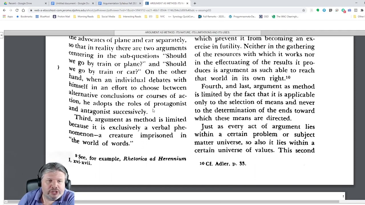 Douglas Ehninger's Essay 