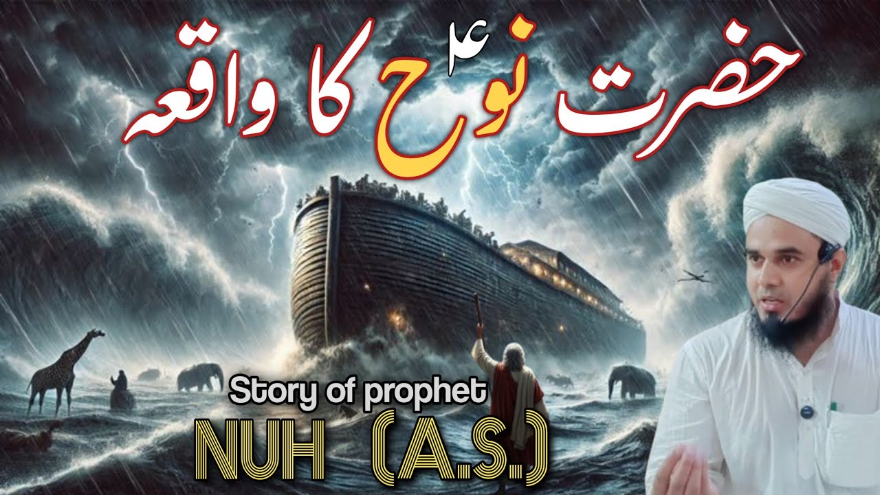 Hazrat nooh a.s ka pura waqiya | history of prophet nooh a.s | mufti afzal idrees