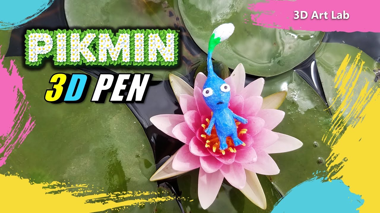 I Made a 3D Pen Blue Pikmin 🌱