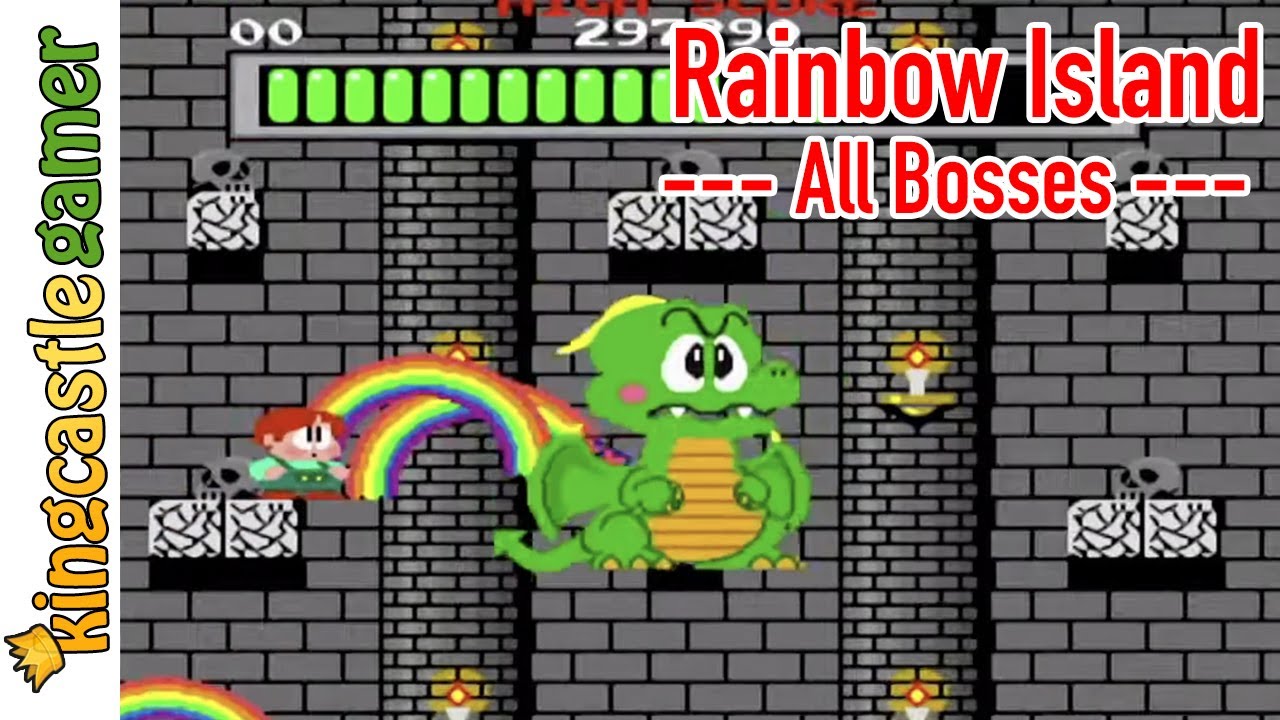 Rainbow Island - All Bosses